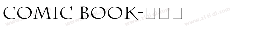 Comic Book字体转换